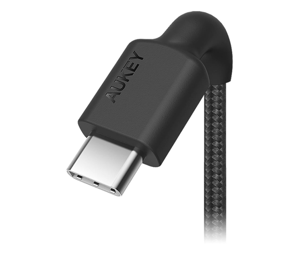 AUKEY CB-CD45 nylonowy USB C - USB C | 0,9m | 3A | 60W PD | 20V - 1220089 - zdjęcie 3